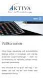 Mobile Screenshot of aktiva-gmbh.ch